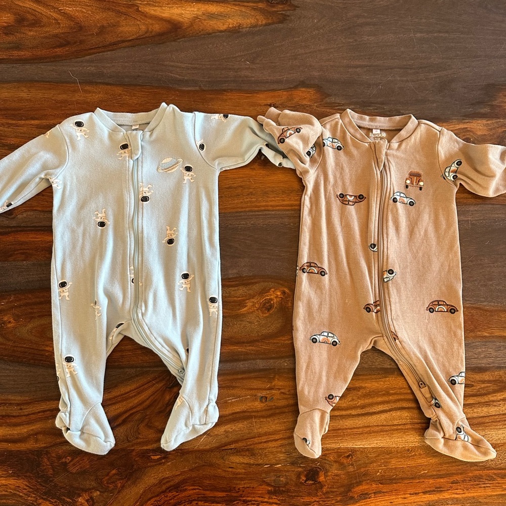 Adorable Baby Footed Pajamas Set